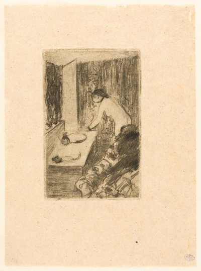 Das kleine Ankleidezimmer von Edgar Degas