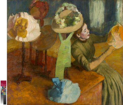 Der Hutmacherladen, 1879-86 von Edgar Degas