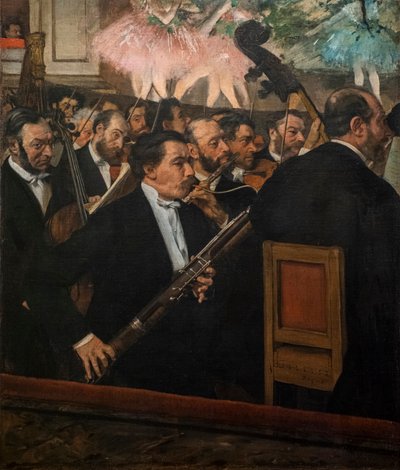 Das Opernorchester von Edgar Degas