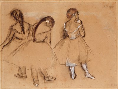 Drei Tänzer von Edgar Degas