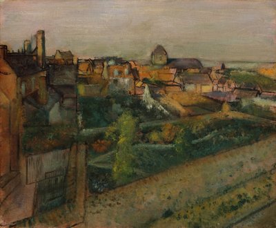 Ansicht von Saint-Valéry-sur-Somme, 1896-98 von Edgar Degas