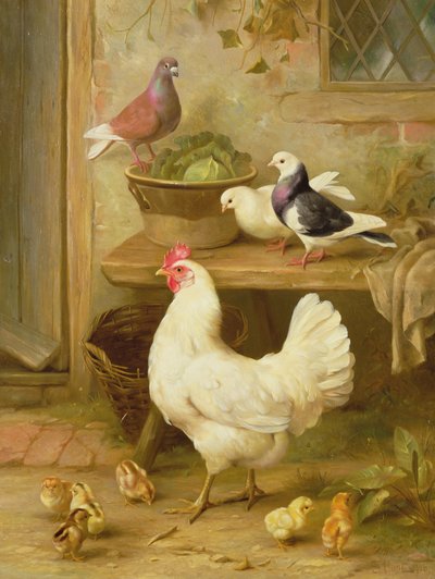 Warten auf das Futter von Edgar Hunt