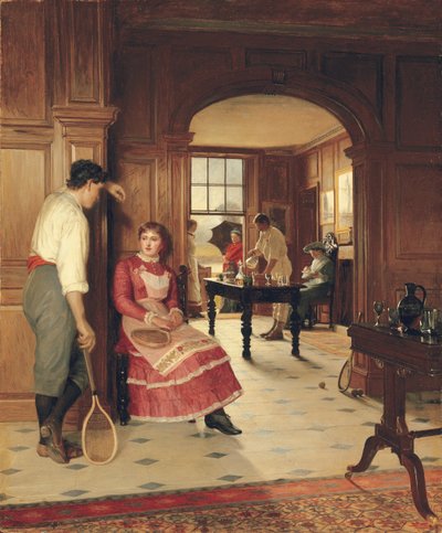 Ein Sommerregen von Edith Hayllar
