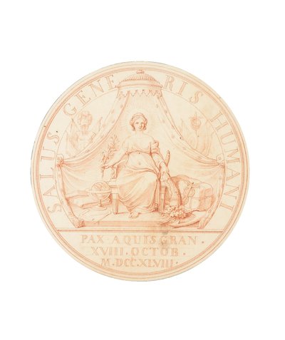 Der Frieden von Aachen, 1748 von Edmé Bouchardon