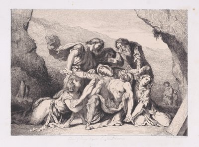 Pietà, 1852 von Edmond Hédouin