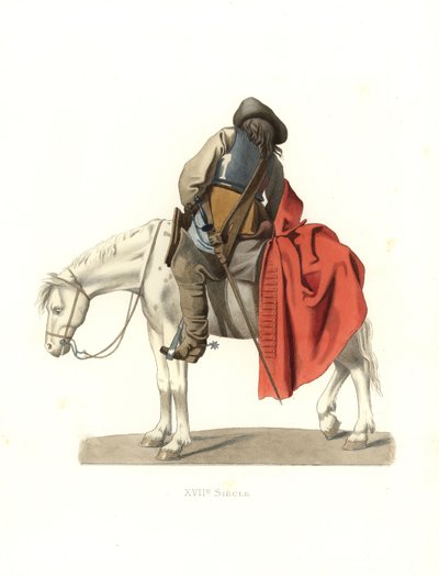 Französische Kavallerie von Edmond Lechevallier Chevignard