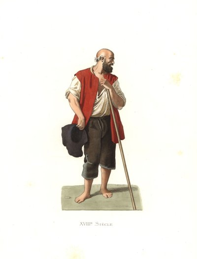Bauer aus der Lombardei, Italien von Edmond Lechevallier Chevignard