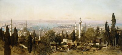 Eine Ansicht von Konstantinopel von Edmund Berninger