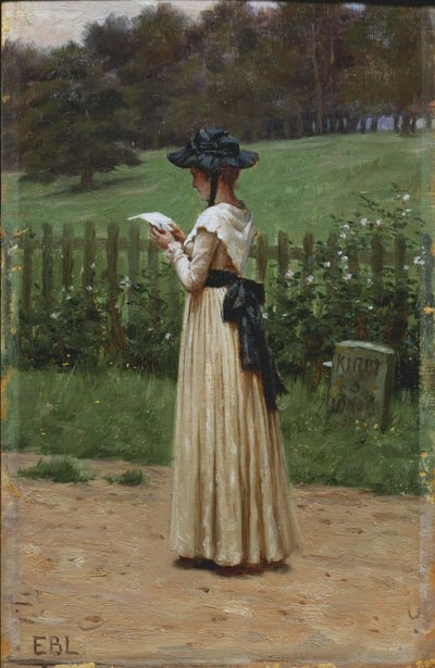 Der Liebesbrief von Edmund Blair Leighton