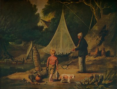 Der Aal-Fänger, 1812 von Edmund Bristow