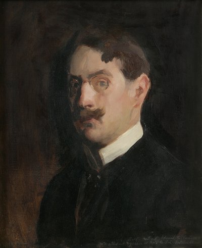 Selbstporträt, 1889 von Edmund Charles Tarbell