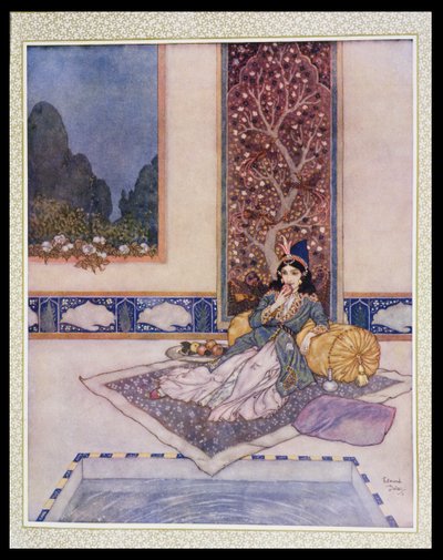 Eine Prinzessin isst Obst von Edmund Dulac