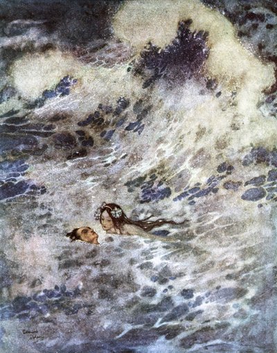 Die kleine Meerjungfrau von Edmund Dulac