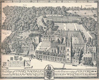 Magdalen College, Oxford, 1905 von Edmund Hort New