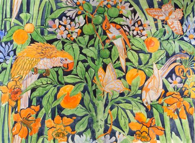 Dschungelgespräch, ca. 1930 von Edmund Hunter