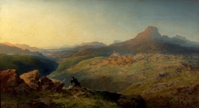 Stadt und Tal von Ffestiniog, Wales von Edmund John Niemann