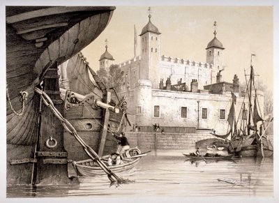 Tower of London, ca. 1840 von Edmund Patten