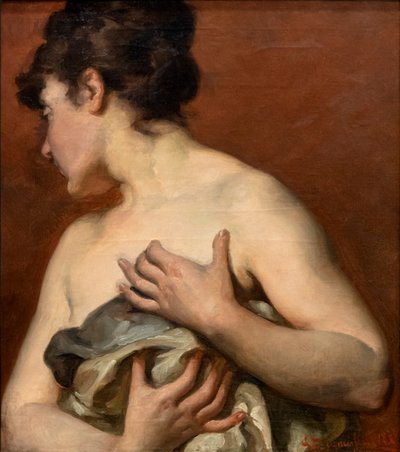 Aktstudie von Edouard Agneessens
