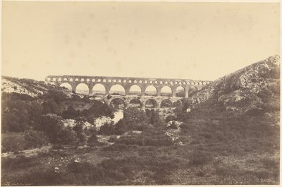 Pont du Gard von Édouard Baldus