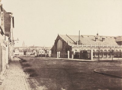 Südgiebel des Bahnhofs Boulogne von Édouard Baldus