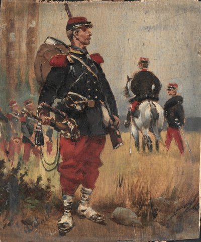 Soldaten, ca. 1892 von Jean Baptiste Edouard Detaille