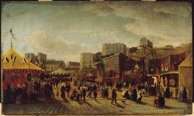 Jahrmarkt, Place Saint-Pierre, Montmartre von Edouard Hubert
