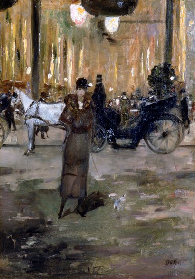Die Elegante, ca. 1840-1900 von Edouard Jaques Dufeu