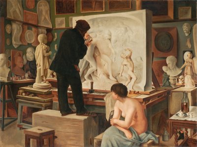 Das Atelier meines Vaters von Edouard Joseph Dantan