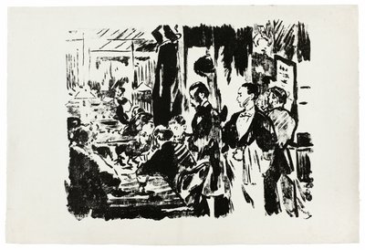 Im Café (unveröffentlichte Platte) von Édouard Manet