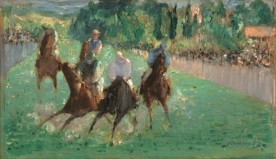 Bei den Rennen von Édouard Manet