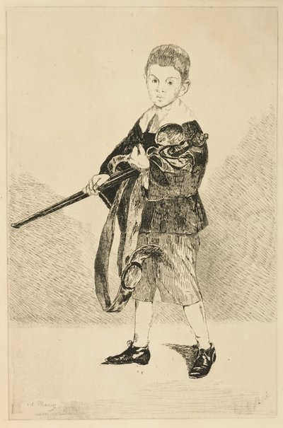 Junge mit dem Schwert von Édouard Manet