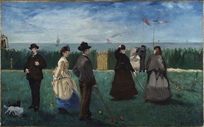 Croquet in Boulogne, ca. 1871 von Édouard Manet