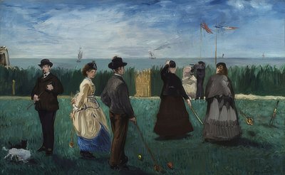 Das Krocket-Spiel in Boulogne von Édouard Manet
