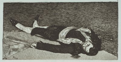 Toter Torero, 1867-68 von Édouard Manet