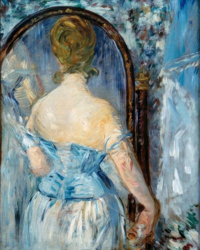 Vor dem Spiegel von Édouard Manet