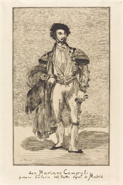 Don Mariano Camprubi (Le Bailarin) von Édouard Manet