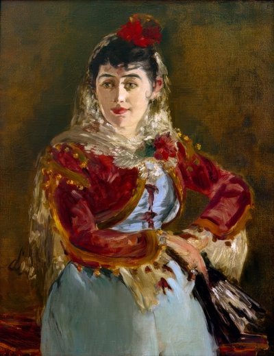 Emilie Ambre in der Rolle der Carmen von Édouard Manet