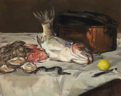 Fisch-Stillleben von Édouard Manet