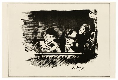 In der oberen Galerie von Édouard Manet