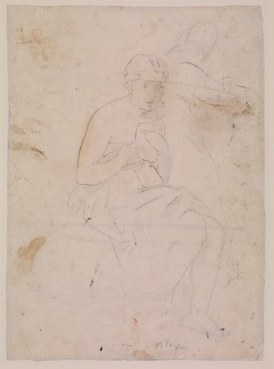 Eingravierte Zeichen von La Toilette von Édouard Manet