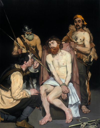 Jesus von den Soldaten verspottet von Édouard Manet