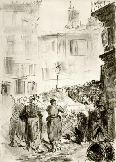 Die Barrikade von Édouard Manet