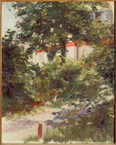 Das Haus im Laub von Édouard Manet