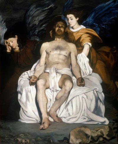 Der tote Christus und die Engel von Édouard Manet