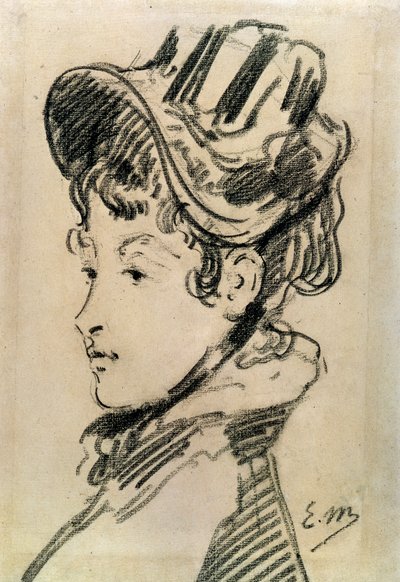 Madame Jules Guillemet, um 1880 von Édouard Manet