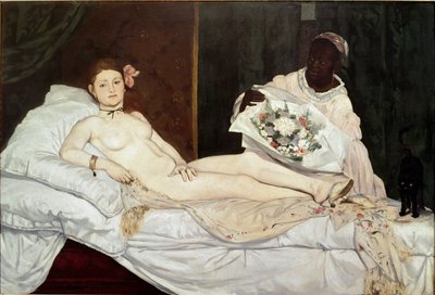 Olympia (Detail) von Édouard Manet