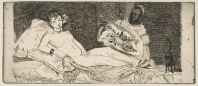 Olympia kleiner Teller von Édouard Manet