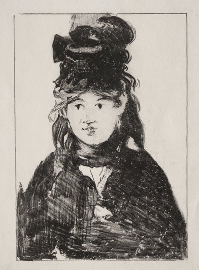 Porträt von Berthe Morisot von Édouard Manet