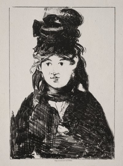 Porträt von Berthe Morisot von Édouard Manet