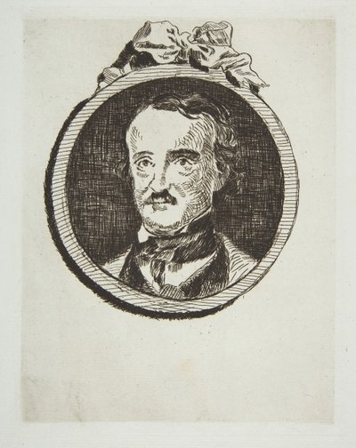 Porträt von Edgar Allan Poe von Édouard Manet
